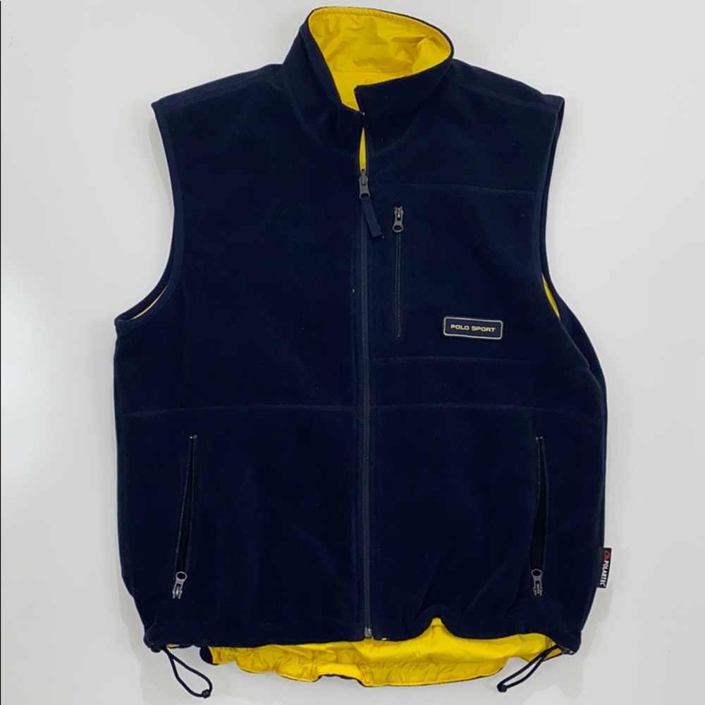 Vintage Ralph Lauren Polo Sport Reversible Vest